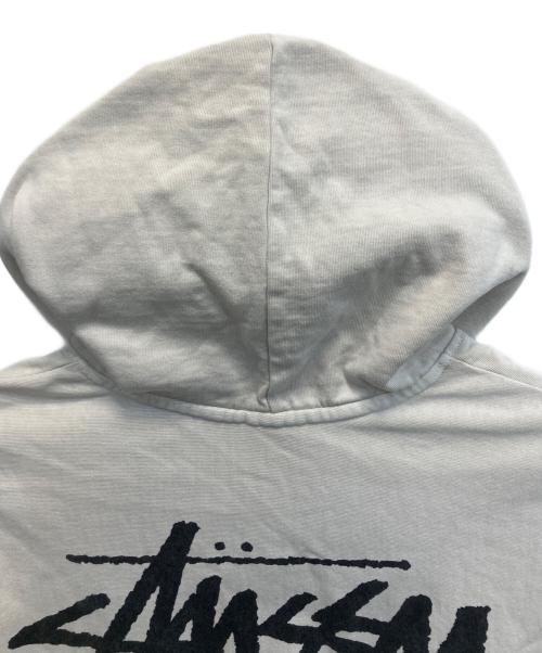 stussy（ステューシー）stussy (ステューシー) プルオーバーパーカー / DICE HOODIE ホワイト サイズ:Lの古着・服飾アイテム