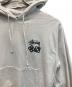 中古・古着 stussy (ステューシー) プルオーバーパーカー / DICE HOODIE ホワイト サイズ:L：12000円