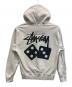 stussy (ステューシー) プルオーバーパーカー / DICE HOODIE ホワイト サイズ:L：12000円