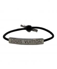 LOUIS VUITTON（ルイ ヴィトン）の古着「ブラスレ LVスペース ブレスレット」｜ブラック