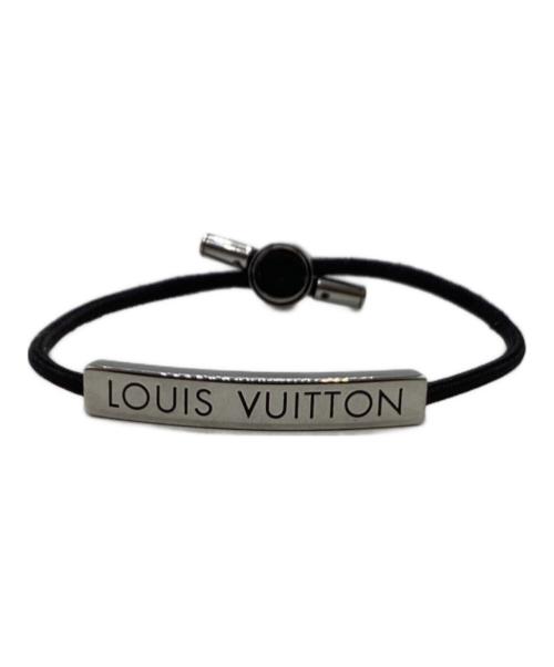 LOUIS VUITTON（ルイ ヴィトン）LOUIS VUITTON (ルイ ヴィトン) ブラスレ LVスペース ブレスレット ブラックの古着・服飾アイテム