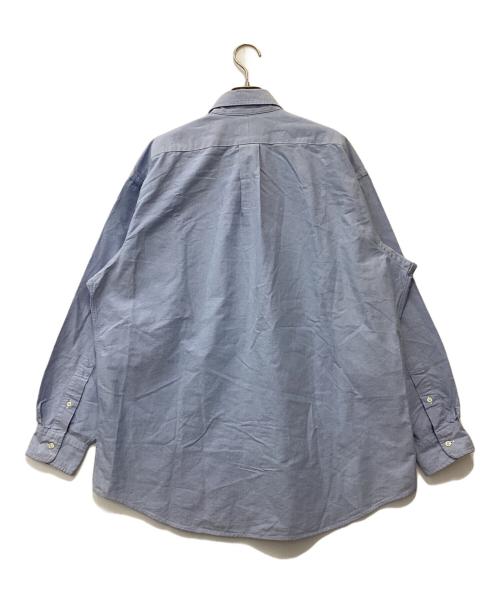 POLO RALPH LAUREN（ポロ・ラルフローレン）POLO RALPH LAUREN (ポロ・ラルフローレン) 裾ポニーボタンダウンシャツ ブルー サイズ:Mの古着・服飾アイテム
