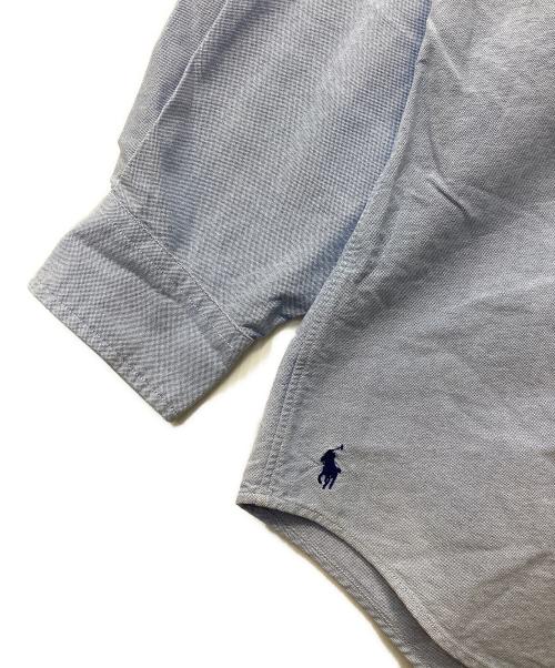 POLO RALPH LAUREN（ポロ・ラルフローレン）POLO RALPH LAUREN (ポロ・ラルフローレン) 裾ポニーボタンダウンシャツ ブルー サイズ:Mの古着・服飾アイテム