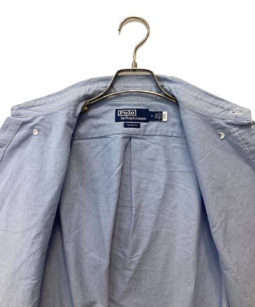 POLO RALPH LAUREN（ポロ・ラルフローレン）POLO RALPH LAUREN (ポロ・ラルフローレン) 裾ポニーボタンダウンシャツ ブルー サイズ:Mの古着・服飾アイテム