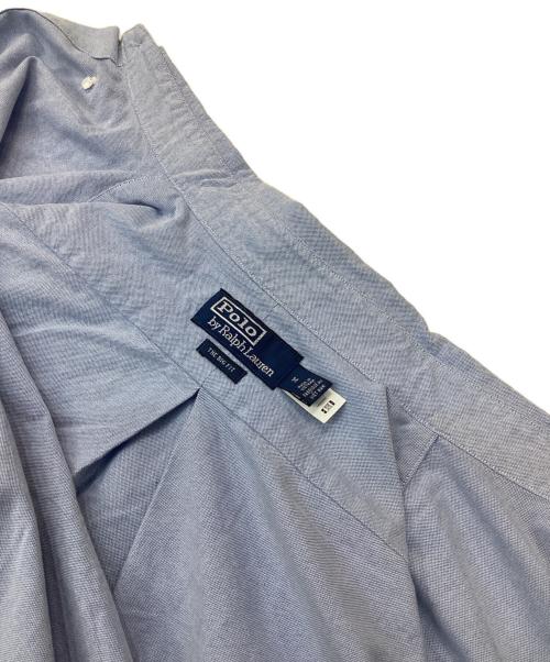 POLO RALPH LAUREN（ポロ・ラルフローレン）POLO RALPH LAUREN (ポロ・ラルフローレン) 裾ポニーボタンダウンシャツ ブルー サイズ:Mの古着・服飾アイテム
