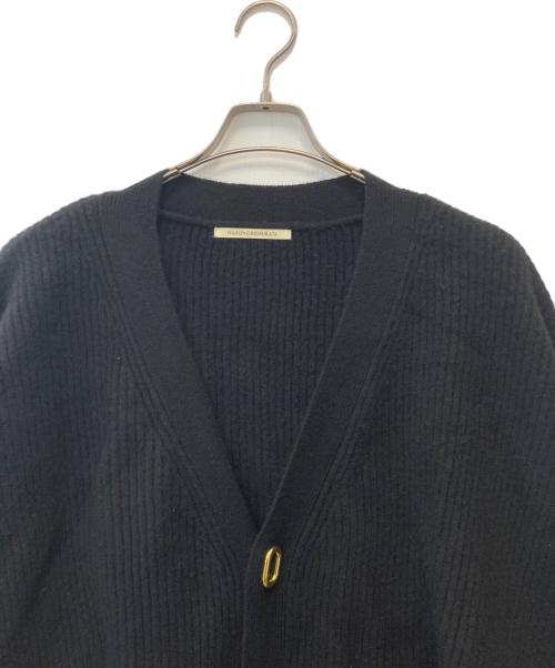 HARUNOBUMURATA（ハルノブ ムラタ）HARUNOBUMURATA (ハルノブ ムラタ) KASSEL- OVERSIZED CHUNKY KNIT CARDIGANLニットカーディガン ブラック サイズ:38の古着・服飾アイテム