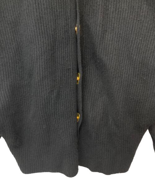 HARUNOBUMURATA（ハルノブ ムラタ）HARUNOBUMURATA (ハルノブ ムラタ) KASSEL- OVERSIZED CHUNKY KNIT CARDIGANLニットカーディガン ブラック サイズ:38の古着・服飾アイテム