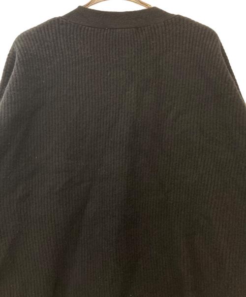HARUNOBUMURATA（ハルノブ ムラタ）HARUNOBUMURATA (ハルノブ ムラタ) KASSEL- OVERSIZED CHUNKY KNIT CARDIGANLニットカーディガン ブラック サイズ:38の古着・服飾アイテム