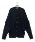 HARUNOBUMURATA（ハルノブ ムラタ）の古着「KASSEL- OVERSIZED CHUNKY KNIT CARDIGANLニットカーディガン」｜ブラック