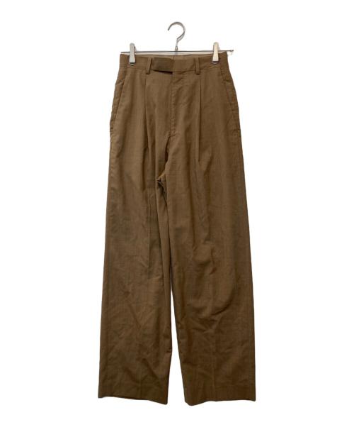 AURALEE（オーラリー）AURALEE (オーラリー) SUPER FINE TROPICAL WOOL SLACKS/トロピカルウールスラックス ブラウンの古着・服飾アイテム
