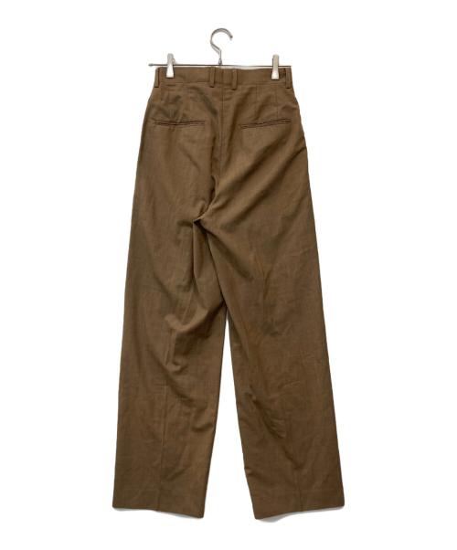 AURALEE（オーラリー）AURALEE (オーラリー) SUPER FINE TROPICAL WOOL SLACKS/トロピカルウールスラックス ブラウンの古着・服飾アイテム