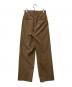 AURALEE (オーラリー) SUPER FINE TROPICAL WOOL SLACKS/トロピカルウールスラックス ブラウン：20000円
