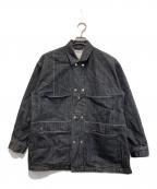 FILL THE BILL×JOURNAL STANDARDフィルザビル×ジャーナルスタンダード）の古着「デニムカバーオール」｜ブラック