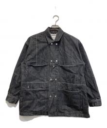 FILL THE BILL×JOURNAL STANDARD（フィルザビル×ジャーナルスタンダード）の古着「デニムカバーオール」｜ブラック