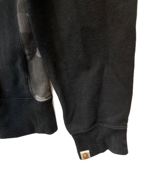 A BATHING APE（アベイシングエイプ）A BATHING APE (アベイシングエイプ) シャーク ジップパーカー ブラック サイズ:XLの古着・服飾アイテム