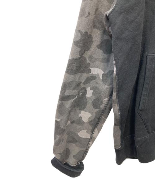 A BATHING APE（アベイシングエイプ）A BATHING APE (アベイシングエイプ) シャーク ジップパーカー ブラック サイズ:XLの古着・服飾アイテム