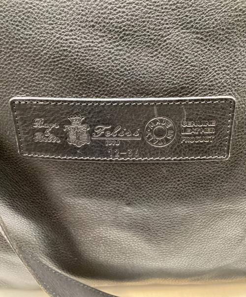 Felisi（フェリージ）Felisi (フェリージ) 2WAY レザーショルダーバッグ ブラックの古着・服飾アイテム
