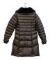 anuans (アニュアンス) 2wayファーカラーダウンコート ブラウン サイズ:M：17000円