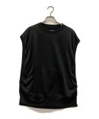 Needlesニードルズ）の古着「Sleeveless Tee - C/PE Bright Jersey ベスト」｜ブラック