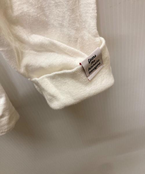 HUMAN MADE（ヒューマンメイド）HUMAN MADE (ヒューマンメイド) BLUE BOTTLE (ブルーボトル) ロングスリーブカットソー ホワイト サイズ:Mの古着・服飾アイテム