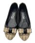 Salvatore Ferragamo (サルヴァトーレ フェラガモ) ヴァリナ VARINA パンプス ブラック×ベージュ サイズ:6：20000円