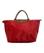 LONGCHAMPロンシャン）の古着「Le Pliage ル プリアージュ トートバッグ」｜レッド