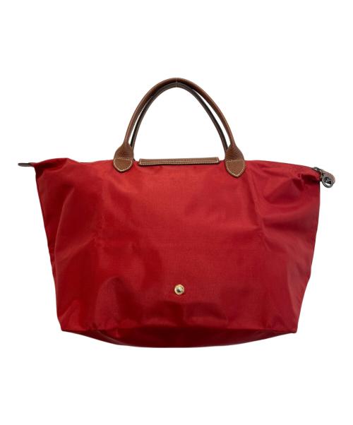 LONGCHAMP（ロンシャン）LONGCHAMP (ロンシャン) Le Pliage ル プリアージュ トートバッグ レッドの古着・服飾アイテム