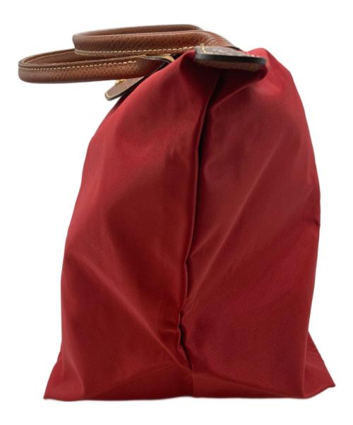 LONGCHAMP（ロンシャン）LONGCHAMP (ロンシャン) Le Pliage ル プリアージュ トートバッグ レッドの古着・服飾アイテム