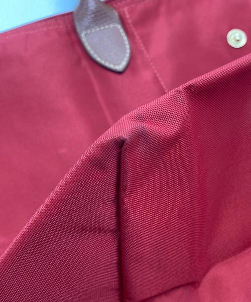 LONGCHAMP（ロンシャン）LONGCHAMP (ロンシャン) Le Pliage ル プリアージュ トートバッグ レッドの古着・服飾アイテム