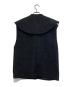 ELLA (エラ) big collar tweed gilet/ビッグカラーツイードジレ ブラック サイズ:無し：6000円