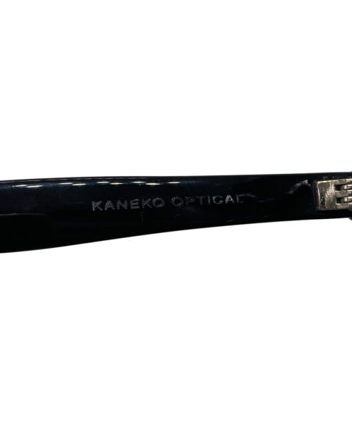 KANEKO OPTICAL（金子眼鏡）KANEKO OPTICAL (金子眼鏡) UNITED ARROWS (ユナイテッドアローズ) カラーレンズModern 眼鏡 ブラック×ブルーの古着・服飾アイテム