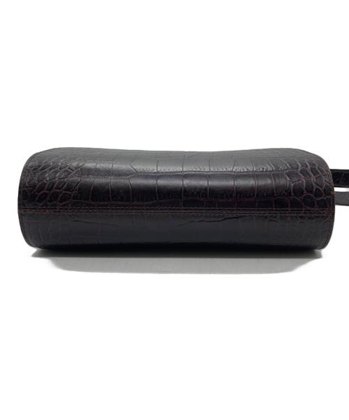A.P.C.（アーペーセー）A.P.C. (アーペーセー) ハーフムーン型押しショルダーバッグ / Sac Demi-LUNE ブラウンの古着・服飾アイテム