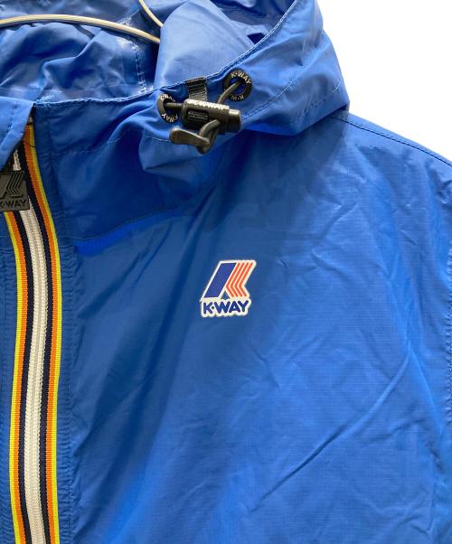 K-WAY（ケイウェイ）K-way (ケイウェイ) CLAUDE/クロード ナイロンジャケット ブルー サイズ:Mの古着・服飾アイテム