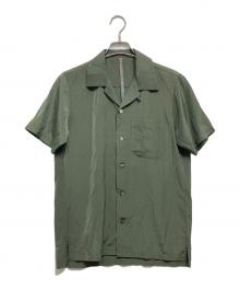 KAZUYUKI KUMAGAI ATTACHMENT（カズユキクマガイ アタッチメント）の古着「オープンカラーシャツ」｜グリーン
