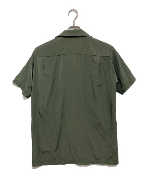 KAZUYUKI KUMAGAI ATTACHMENT（カズユキクマガイ アタッチメント）KAZUYUKI KUMAGAI ATTACHMENT (カズユキクマガイ アタッチメント) オープンカラーシャツ グリーン サイズ:1の古着・服飾アイテム