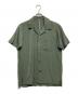 KAZUYUKI KUMAGAI ATTACHMENT（カズユキクマガイ アタッチメント）の古着「オープンカラーシャツ」｜グリーン