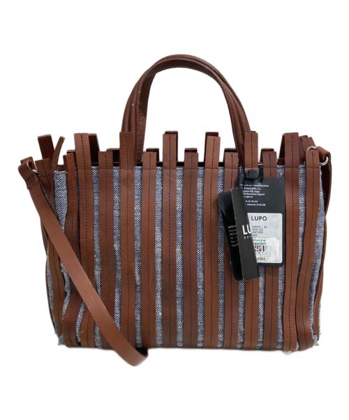 LUPO（ルポ）LUPO (ルポ) 2WAYショルダーバッグ ブラウンの古着・服飾アイテム