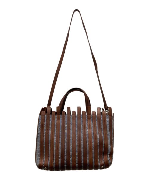 LUPO（ルポ）LUPO (ルポ) 2WAYショルダーバッグ ブラウンの古着・服飾アイテム