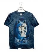 TENNESSEE RIVERテネシー リバー）の古着「USA製ウルフプリントTシャツ」｜ネイビー