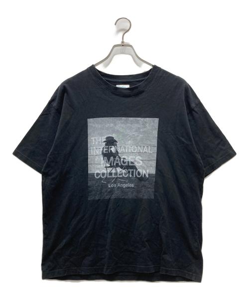 THE INTERNATIONAL IMAGES COLLECTION（ザ インターナショナルイメージズ コレクション）THE INTERNATIONAL IMAGES COLLECTION (ザ インターナショナルイメージズ コレクション) プリントTシャツ ブラック サイズ:Mの古着・服飾アイテム