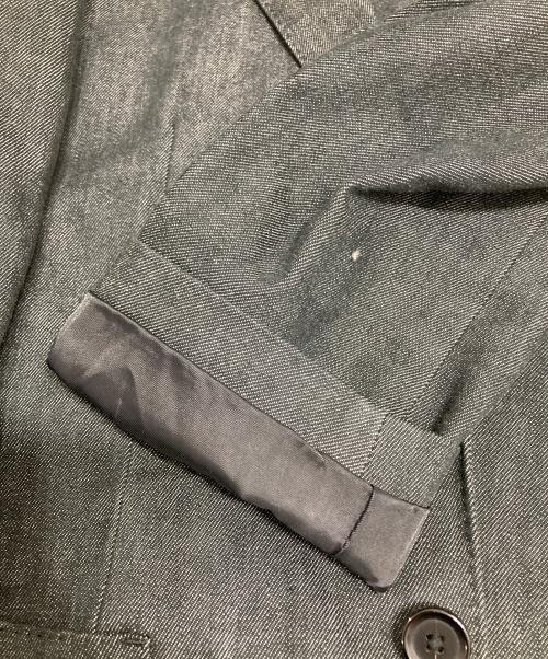 +CLOTHET（クロスクローゼット）+CLOTHET (クロスクローゼット) リアクティブデニムテーラードジャケット ブラック サイズ:2の古着・服飾アイテム