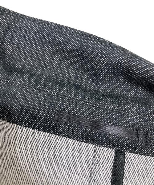 +CLOTHET（クロスクローゼット）+CLOTHET (クロスクローゼット) リアクティブデニムテーラードジャケット ブラック サイズ:2の古着・服飾アイテム