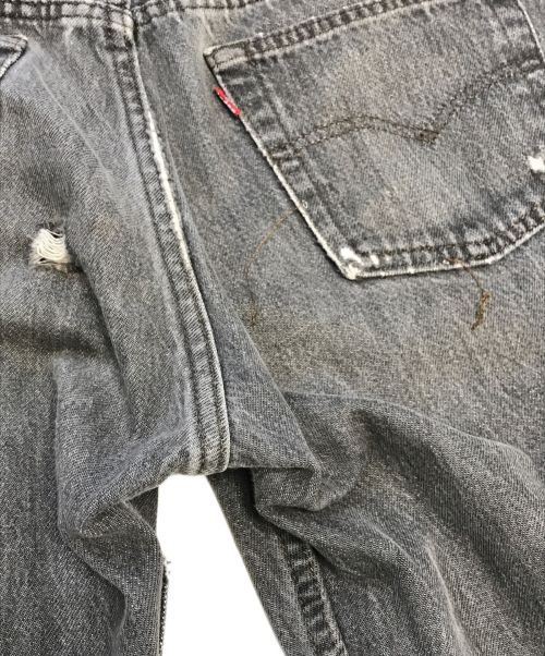 LEVI'S（リーバイス）LEVI'S (リーバイス) 先染め501ブラックデニムパンツ ブラック サイズ:W29 L30の古着・服飾アイテム