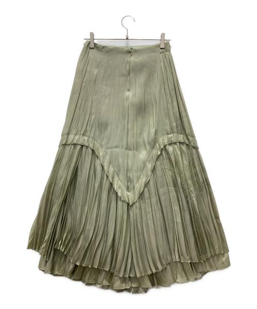 Snidel（スナイデル）Snidel (スナイデル) プリーツスカート グリーン サイズ:Fの古着・服飾アイテム
