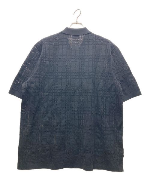 BURBERRY（バーバリー）BURBERRY (バーバリー) ポロシャツ ブラック サイズ:XLの古着・服飾アイテム
