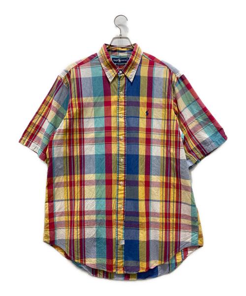 RALPH LAUREN（ラルフローレン）RALPH LAUREN (ラルフローレン) BIGシルエット半袖チェックシャツ マルチカラー サイズ:XLの古着・服飾アイテム