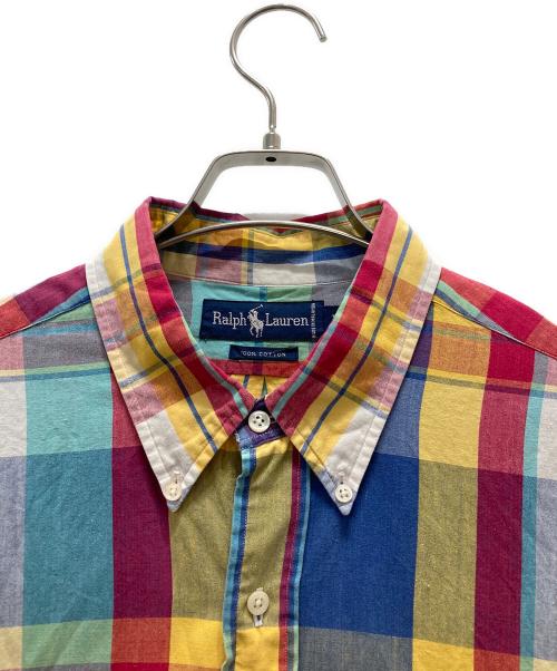 RALPH LAUREN（ラルフローレン）RALPH LAUREN (ラルフローレン) BIGシルエット半袖チェックシャツ マルチカラー サイズ:XLの古着・服飾アイテム