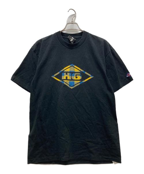 Hysteric Glamour（ヒステリックグラマー）Hysteric Glamour (ヒステリックグラマー) HG プリントTシャツ ブラック サイズ:Lの古着・服飾アイテム
