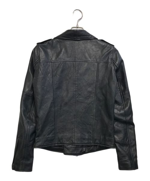 plot（プロット）plot (プロット) レザージャケット ブラック サイズ:Oの古着・服飾アイテム