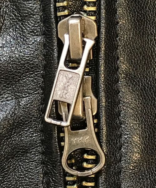 plot（プロット）plot (プロット) レザージャケット ブラック サイズ:Oの古着・服飾アイテム